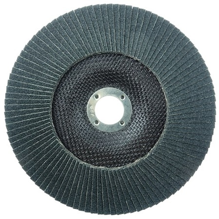 Weiler 7" Tiger Paw Abrasive Flap Disc, Angled (TY29), 40Z, 7/8" 51145